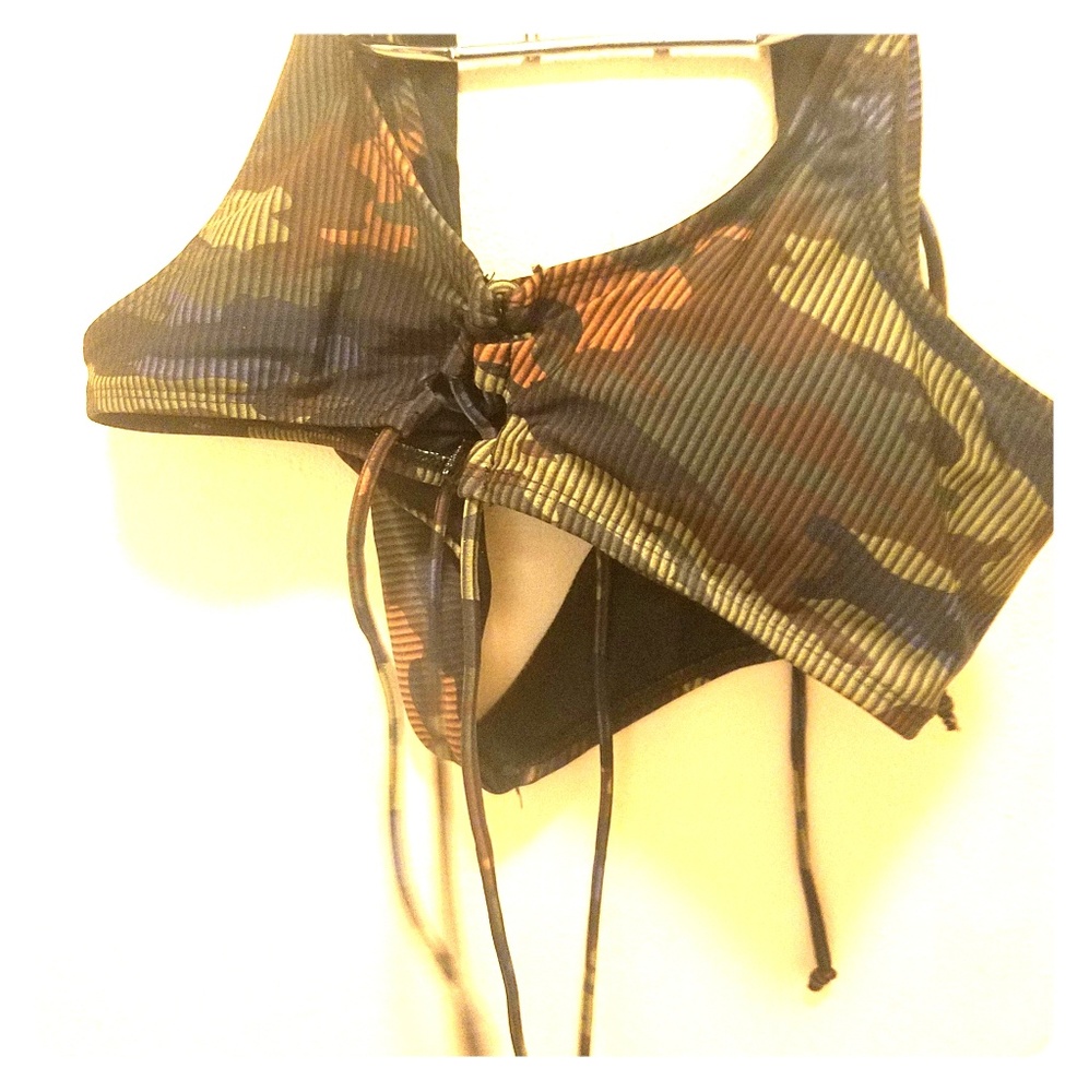 Camouflage 2 piece swim suit